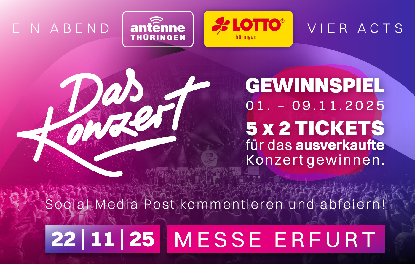 GEWINNSPIEL – DAS KONZERT