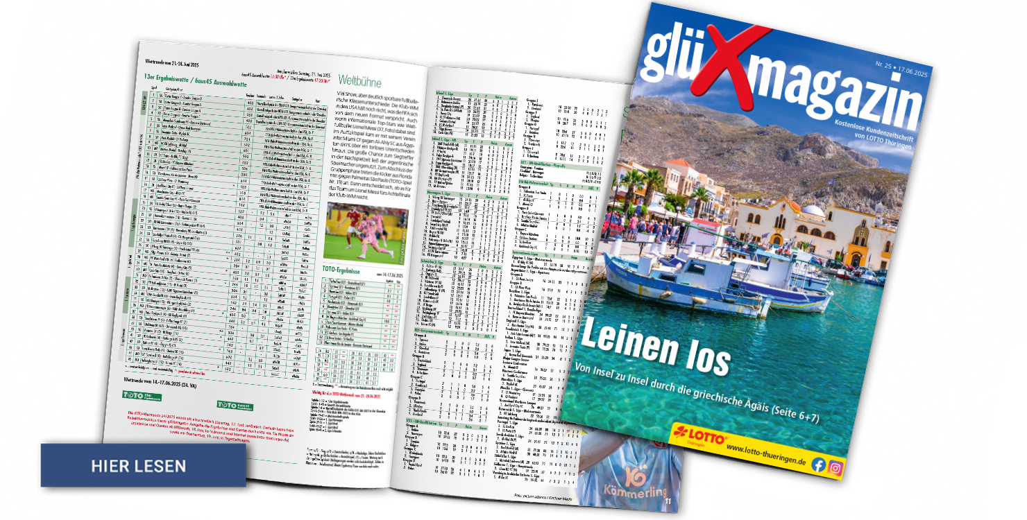 Lesen Sie hier die aktuelle Ausgabe des glüXmagazins