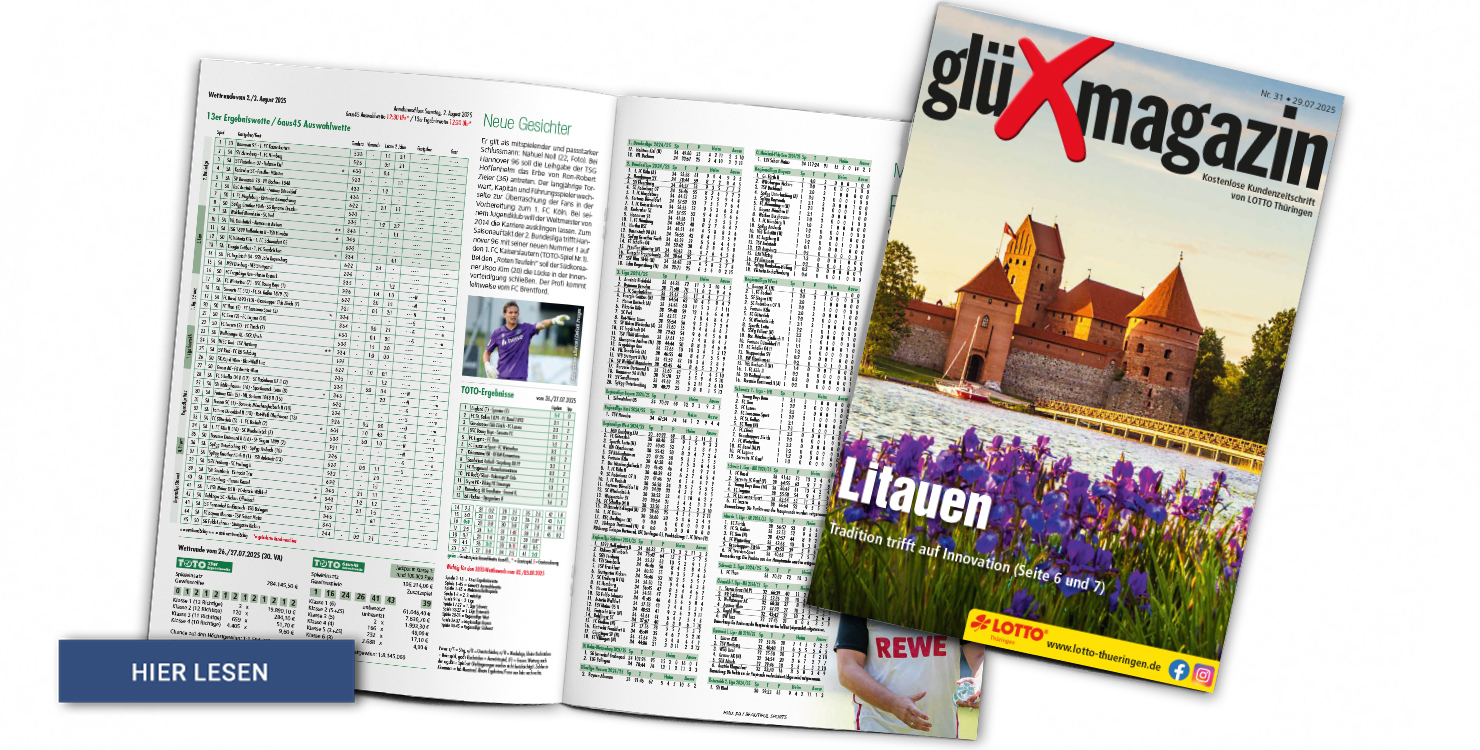Lesen Sie hier die aktuelle Ausgabe des glüXmagazins