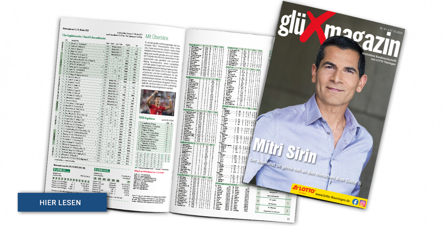 Lesen Sie hier die aktuelle Ausgabe des glüXmagazins
