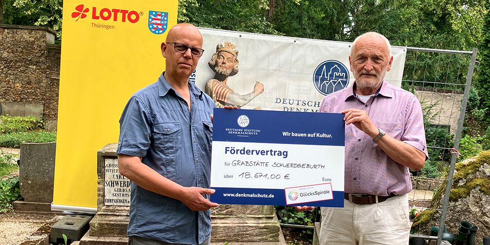 Lottomittel für den historischen Friedhof in Weimar