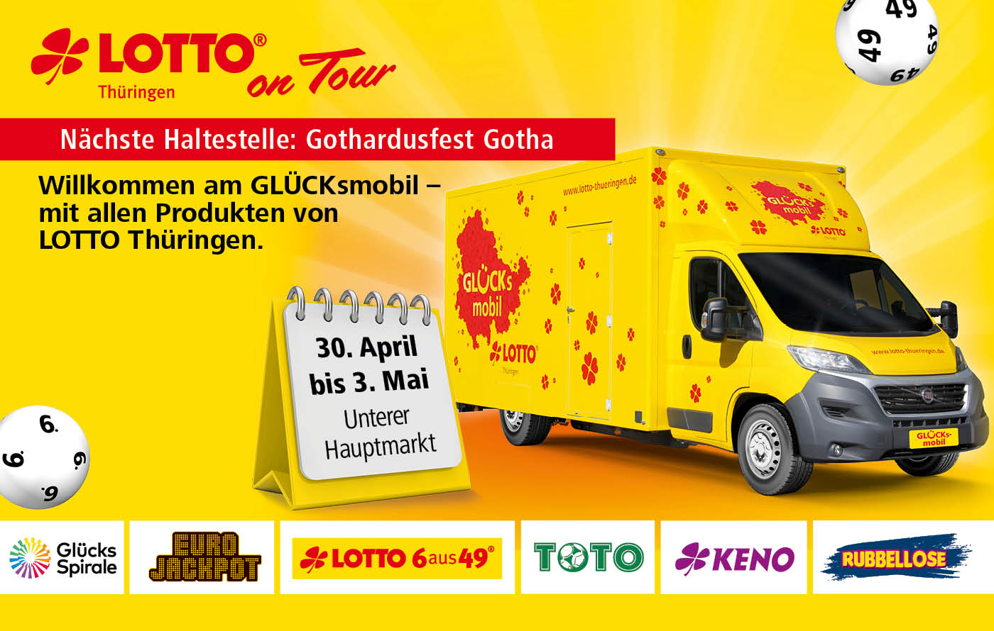 Die nächste Station des Glücksmobils