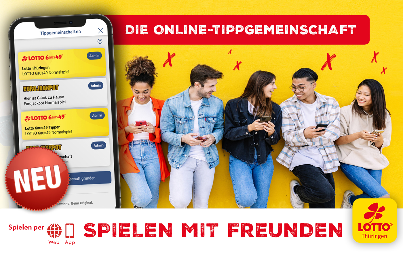 Tippgemeinschaften bei LOTTO Thüringen