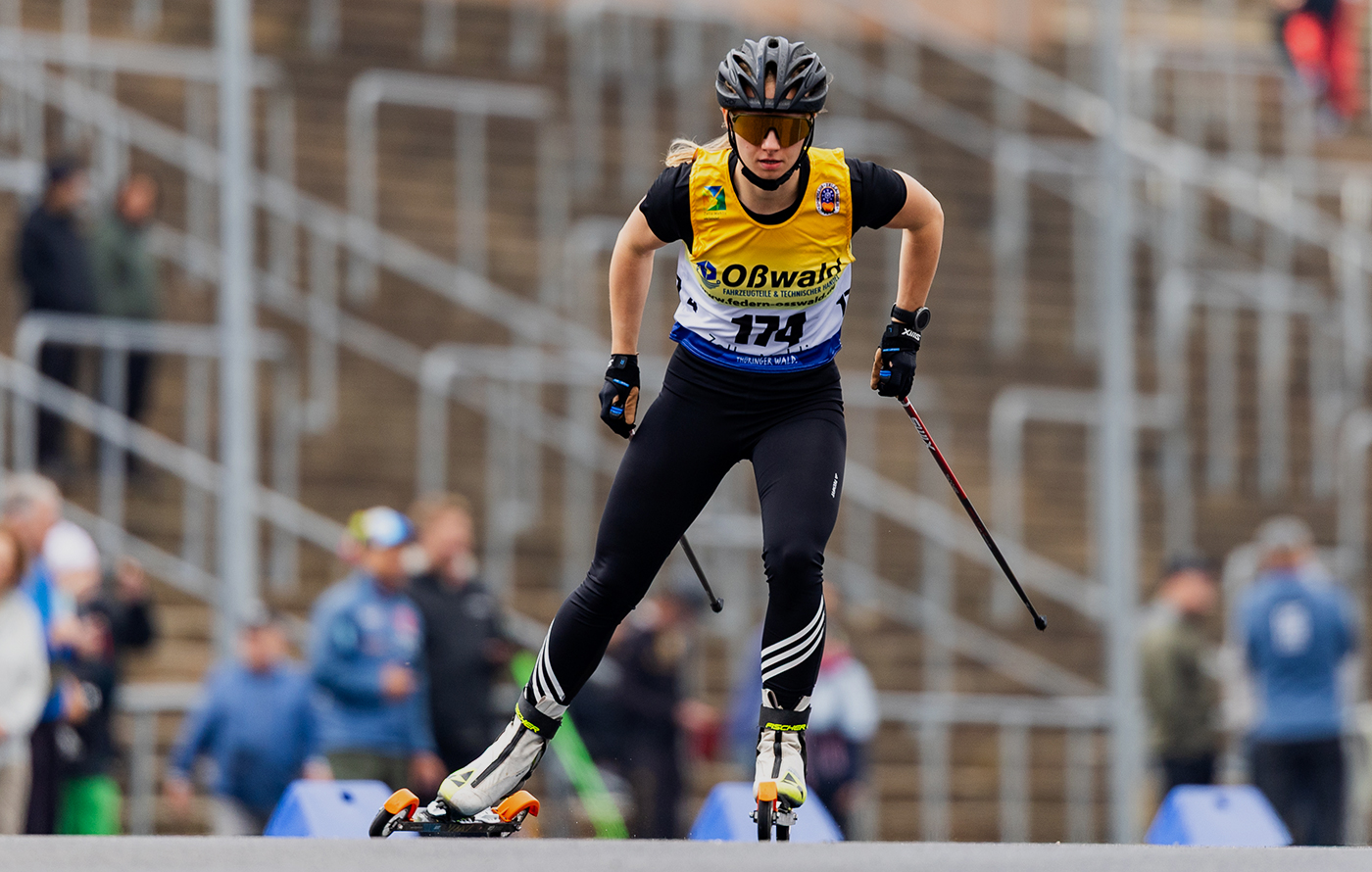 Helen Hoffmann beim Training