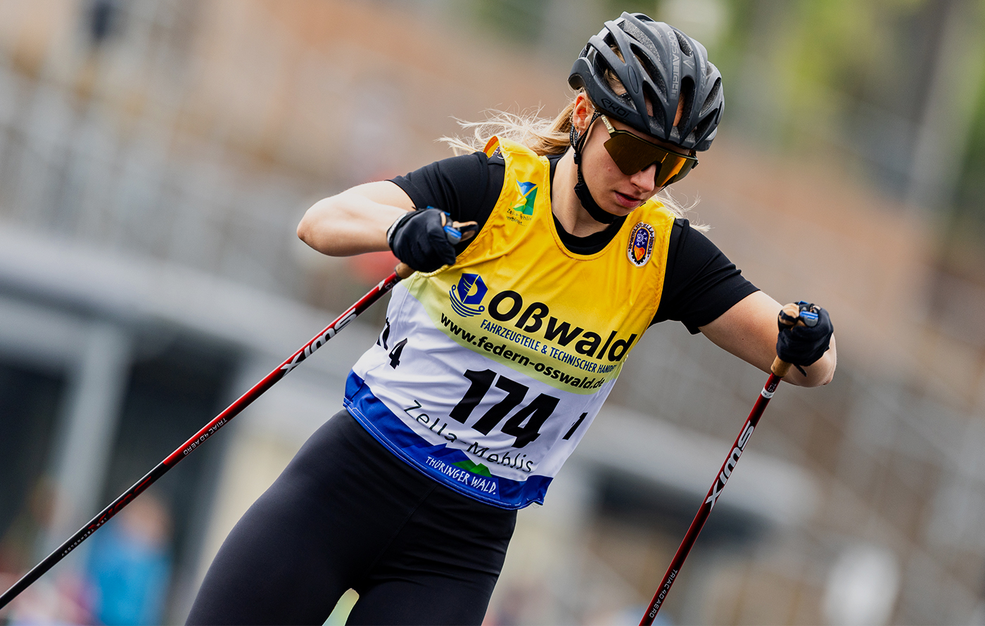 Nachwuchstalent Helen Hoffman in einer Nahaufnahme.